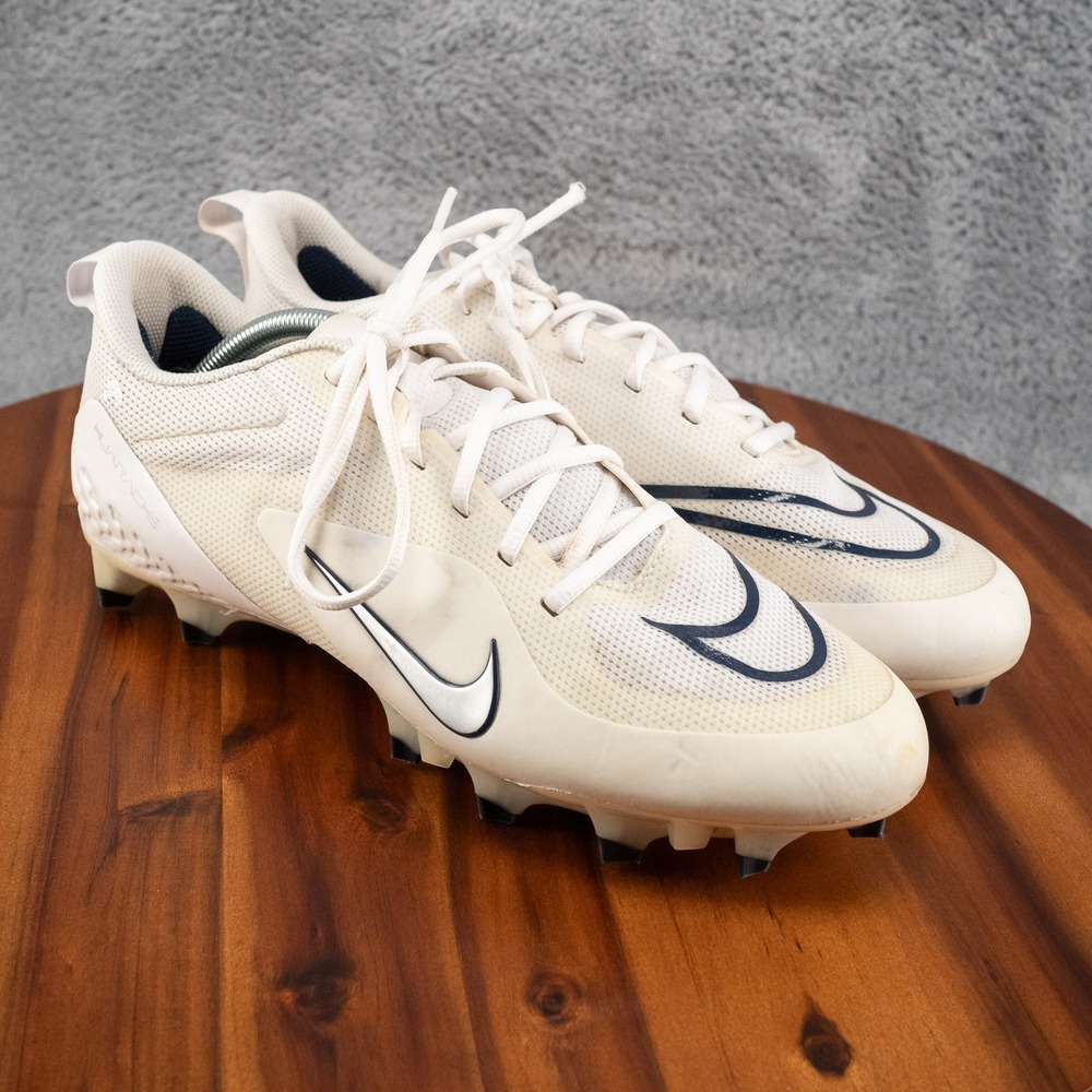 Nike Alpha Huarache 8 Pro LAX Lacrosse White Cleats CW4439-101 Mens Size 12